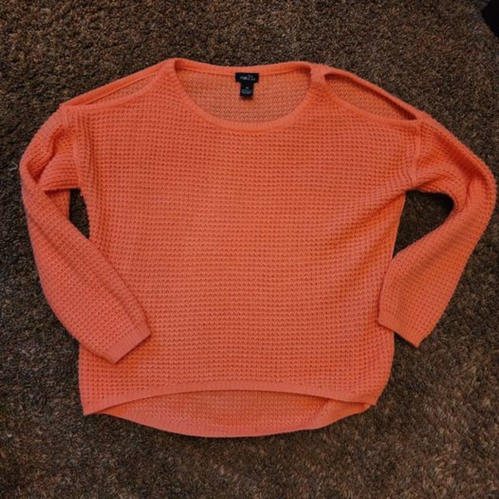 Women's fall Cold Shoulder Sweater